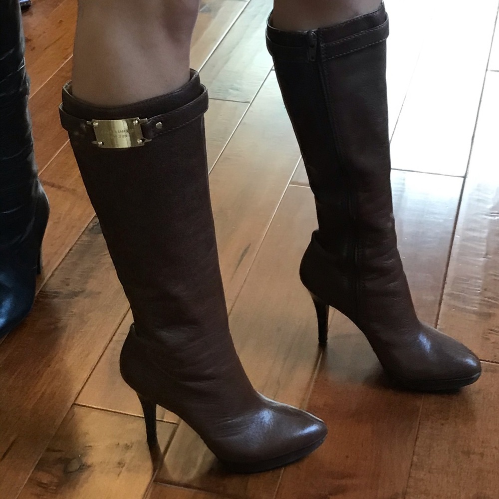 Michael Kors Brown heeled boots